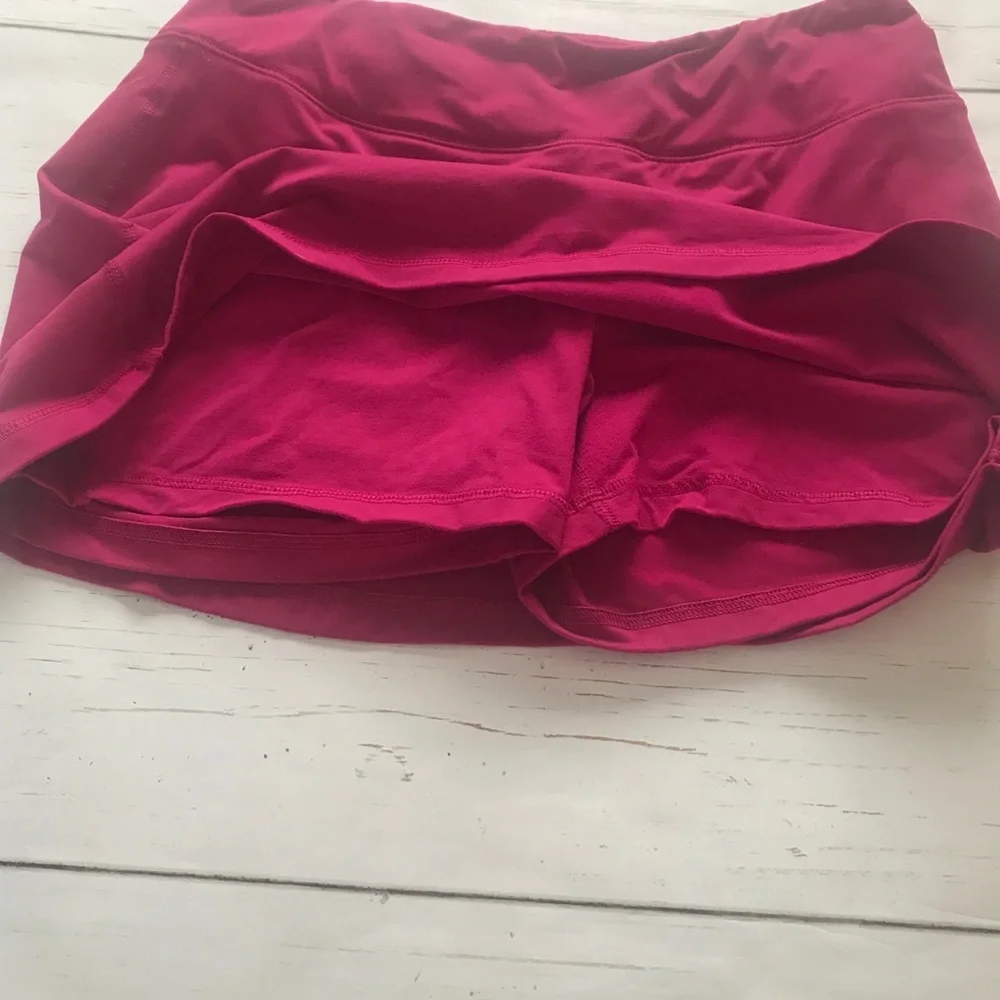 Lands’ End Magenta Athletic tennis skirt Skort Medium Petite - Picture 4 of 4